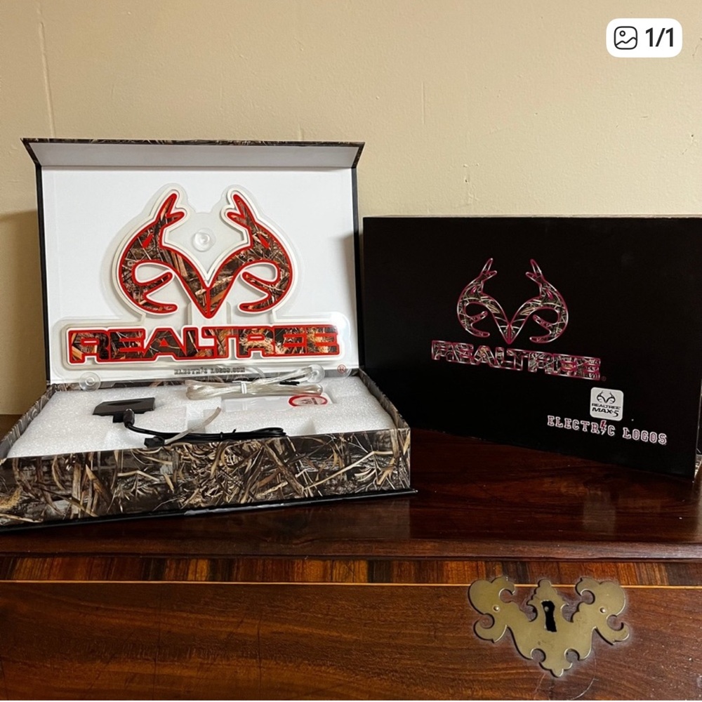 Realtree Orange and Black LED Display